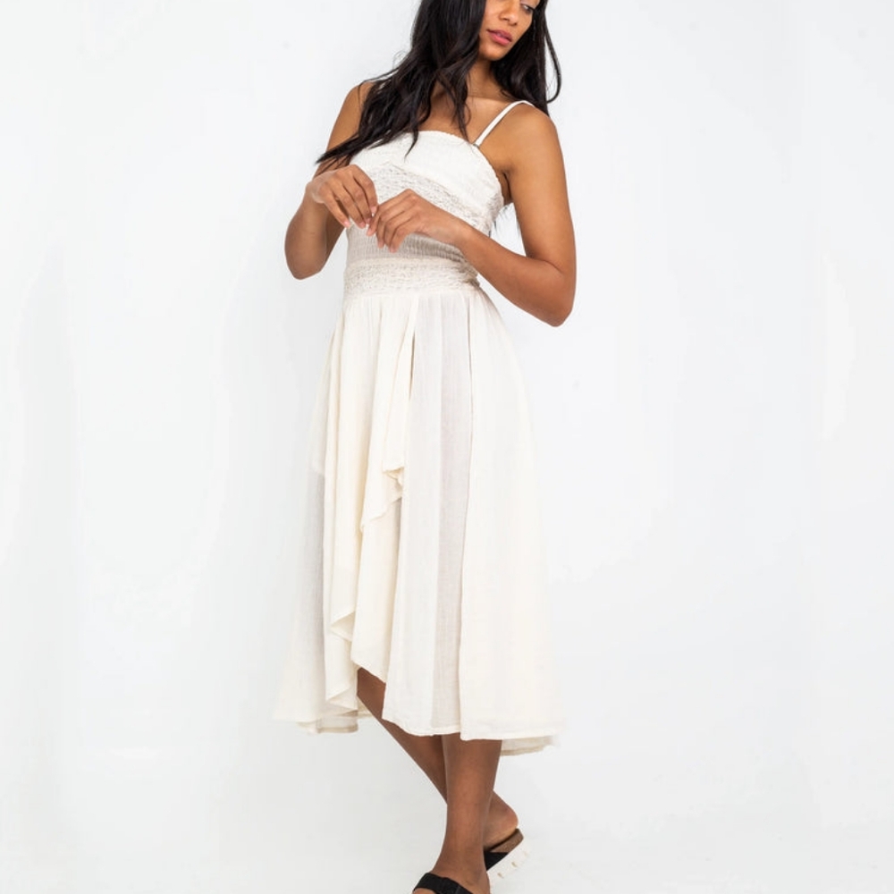NWT Free People Sparkling Moment Dress Ivory